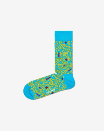 Happy Socks Keith Haring All Over Șosete Albastru