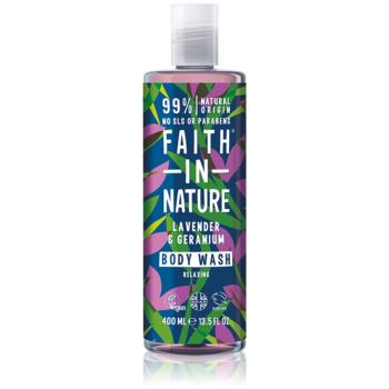 Faith In Nature Lavender & Geranium gel de dus relaxant 400 ml