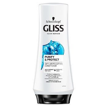Gliss Kur Balsam regenerator pentru păr gras Purify &amp; Protect 200 ml