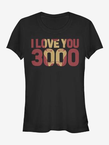 ZOOT.Fan Marvel Iron Man I Love You 3000 Tricou Negru