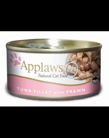 APPLAWS hrana umeda pentru pisici, ton si creveti 6 x 156 g