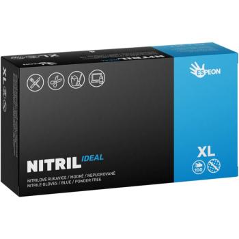 Espeon Nitril Ideal Blue mănuși din nitril, fără pudră mărime XL 100 buc