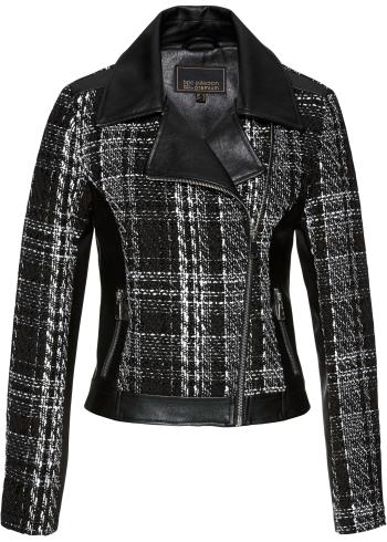 Geacă biker cu tweed