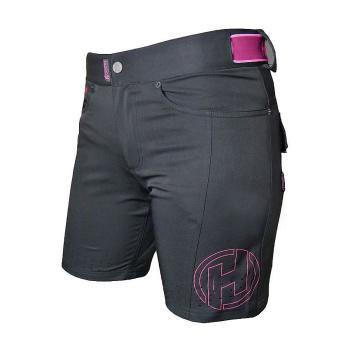 
                 HAVEN Pantaloni scurți de ciclism fără bretele - AMAZON LADY - roz/negru  
            