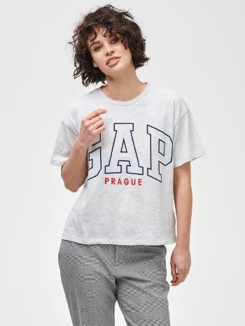 GAP Logo Prague Tricou Gri