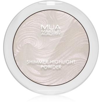 MUA Makeup Academy Shimmer Pudra compacta ce ofera luminozitate culoare Peach Diamond 8 g