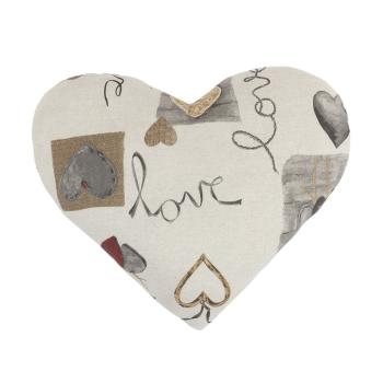 Pernă inimă IVO Inimioare, 42 x 48 cm