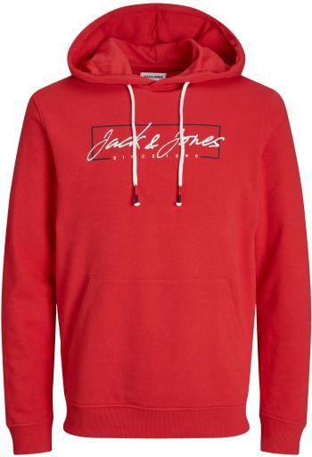 Jack&Jones Hanorac pentru bărbați JJZURI Standard Fit 12247796 True Red L