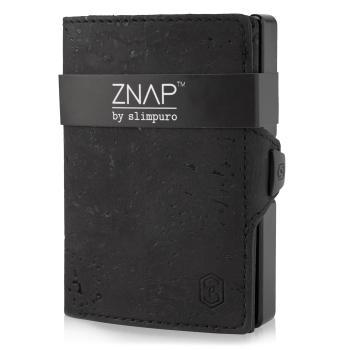 Slimpuro ZNAP, portofel subțire, 12 cărți, compartiment pentru monede, 8,9 × 1,8 × 6,3 cm (L × Î × l), protecție RFID