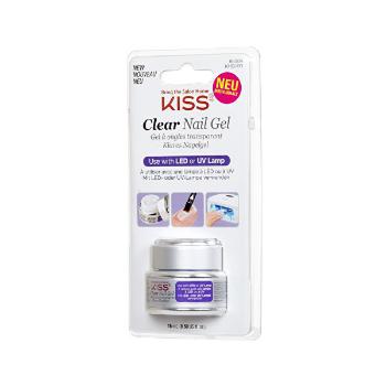 KISS UV / LED Gel de unghii transparent (Clear Nail Gel) 15 ml