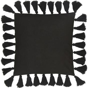 Față de pernă decorativă din bumbac Westwing Collection Shylo, 40 x 40 cm, negru