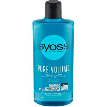 Syoss Șampon micelar pentru volumul părului normal și subțire Pure Volume (Micellar Shampoo) 440 ml