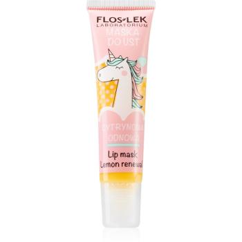 FlosLek Laboratorium Lemon Renewal masca de buze 14 g