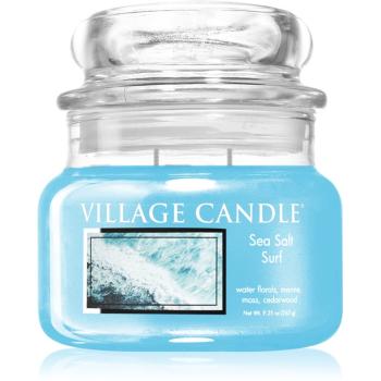 Village Candle Sea Salt Surf lumânare parfumată  (Glass Lid) 262 g
