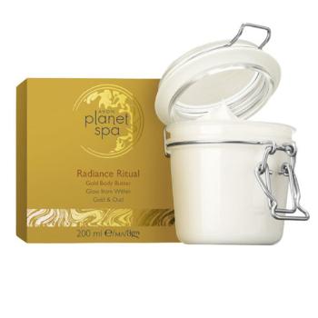 Avon Cremă de corp iluminantă cu particule de aur Planet Spa Radiance Ritual (Golden Body Butter) 200 ml