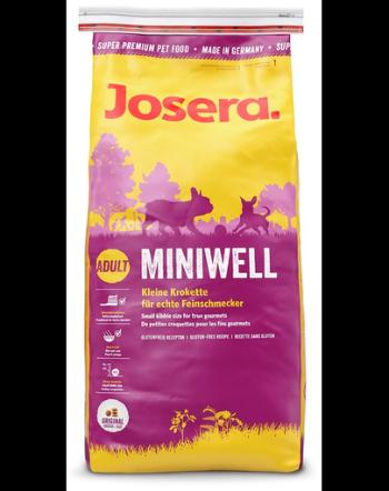 JOSERA Dog Miniwell hrana uscata caini adulti talie mica 15 kg + geanta GRATIS
