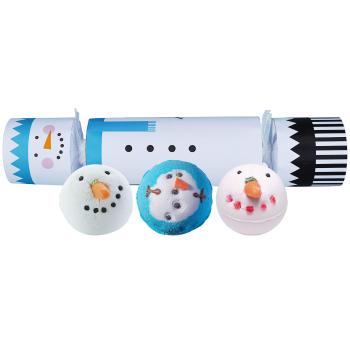 Bomb Cosmetics Set de bile de baie efervescente Frosty The Snowman 3 buc