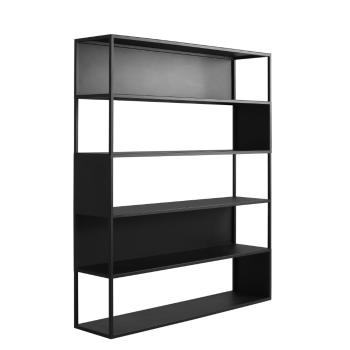 Bibliotecă CustomForm Hyller, 150 x 180 cm, negru