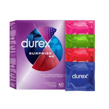 Durex Prezervative Surprise Me 40 buc