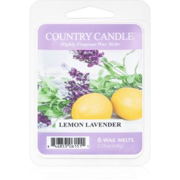 Country Candle Lemon Lavender ceară pentru aromatizator 64 g