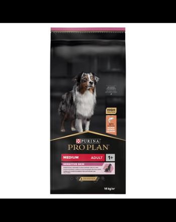 PURINA PRO PLAN MEDIUM ADULT Sensitive Skin Sac hrana caini talie medie cu piele sensibila 14kg