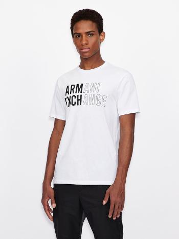 Armani Exchange Tricou Alb