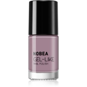 NOBEA Day-to-Day lac de unghii cu efect de gel culoare Thistle purple #N54 6 ml
