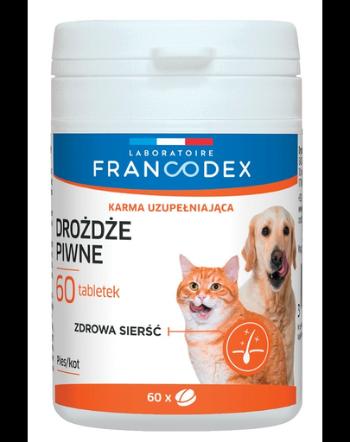 FRANCODEX Drojdie de bere pentru câini și pisici 60 capsule