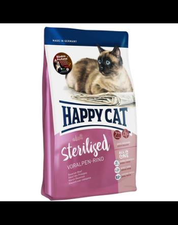 HAPPY CAT Supreme Sterilised cu Vită 1,4 kg