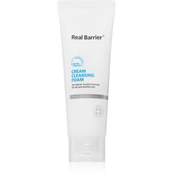 Real Barrier Barrier Solution Cleansing spuma demachianta cu o textura cremoasa pentru ten uscat și sensibil 120 ml