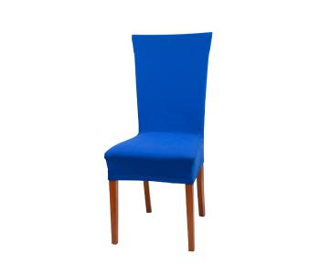 Husă scaun cu spătar Jersey - albastru - Mărimea 70 x 35 cm
