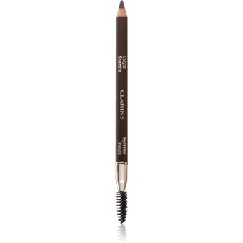 Clarins Eyebrow Pencil creion de sprancene de lunga durata culoare 01 Dark Brown  1.1 g