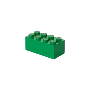 Cutie depozitare LEGO® Mini Box Green Lungo, verde