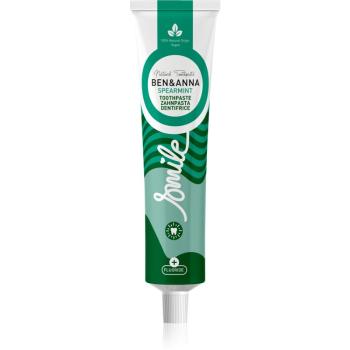 BEN&ANNA Toothpaste Spearmint pastă de dinți naturală cu flor 75 ml