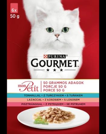 GOURMET Mon Petit Mix hrana umeda pisici adulte, cu peste 48 x 50 g