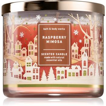 Bath & Body Works Raspberry Mimosa lumânare parfumată 411 g