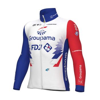 
                 ALÉ Jachetă termoizolantă de ciclism - GROUPAMA FDJ 2022 - albastru/alb/roșu  
            