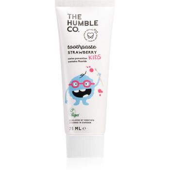 The Humble Co. Natural Toothpaste Kids pasta de dinti naturala pentru copii cu aroma de capsuni 75 ml