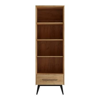 Bibliotecă de copii în culoare naturală cu aspect de lemn de fag 65x200 cm Retro – Pinio