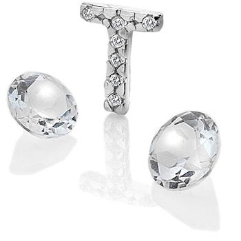 Hot Diamonds Elemente mici-accesorii și litera "T" Anais EX239