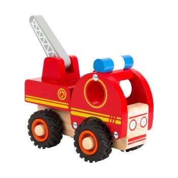Mașinuță de pompieri din lemn pentru copii Legler Tractor