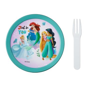 Cutie de gustări pentru copii cu furculiță Disney princess – Mepal