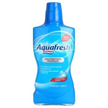 Aquafresh Fresh Mint apă de gură pentru o respirație proaspătă 500 ml