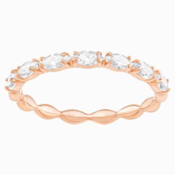 Swarovski Inel strălucitor placat cu aur VITTORE MARQUISE 5366571 52 mm