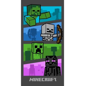 Prosop  pentru copii din bumbac 70x140 cm Minecraft Adventure is Attitude – Jerry Fabrics