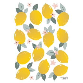 Autocolante pentru copii 14 buc. 30x42 cm Lemons – Lilipinso