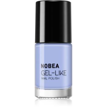 NOBEA Day-to-Day lac de unghii cu efect de gel culoare Sky blue #N44 6 ml