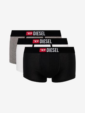 Diesel Boxeri, 3 bucăți Negru Alb Gri