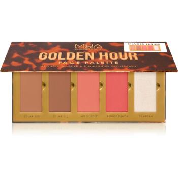 MUA Makeup Academy Golden Hour Paletă pudră pentru conturul feței 15 g