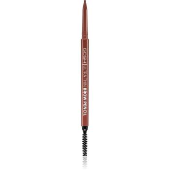 Gosh Ultra Thin creion sprâncene precise cu pensula culoare 001 Brown 0,35 g